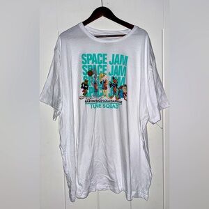 Space Jam Looney Tune Squad Basketball Team Men Athletic 3XLT Crewneck Tee Shirt